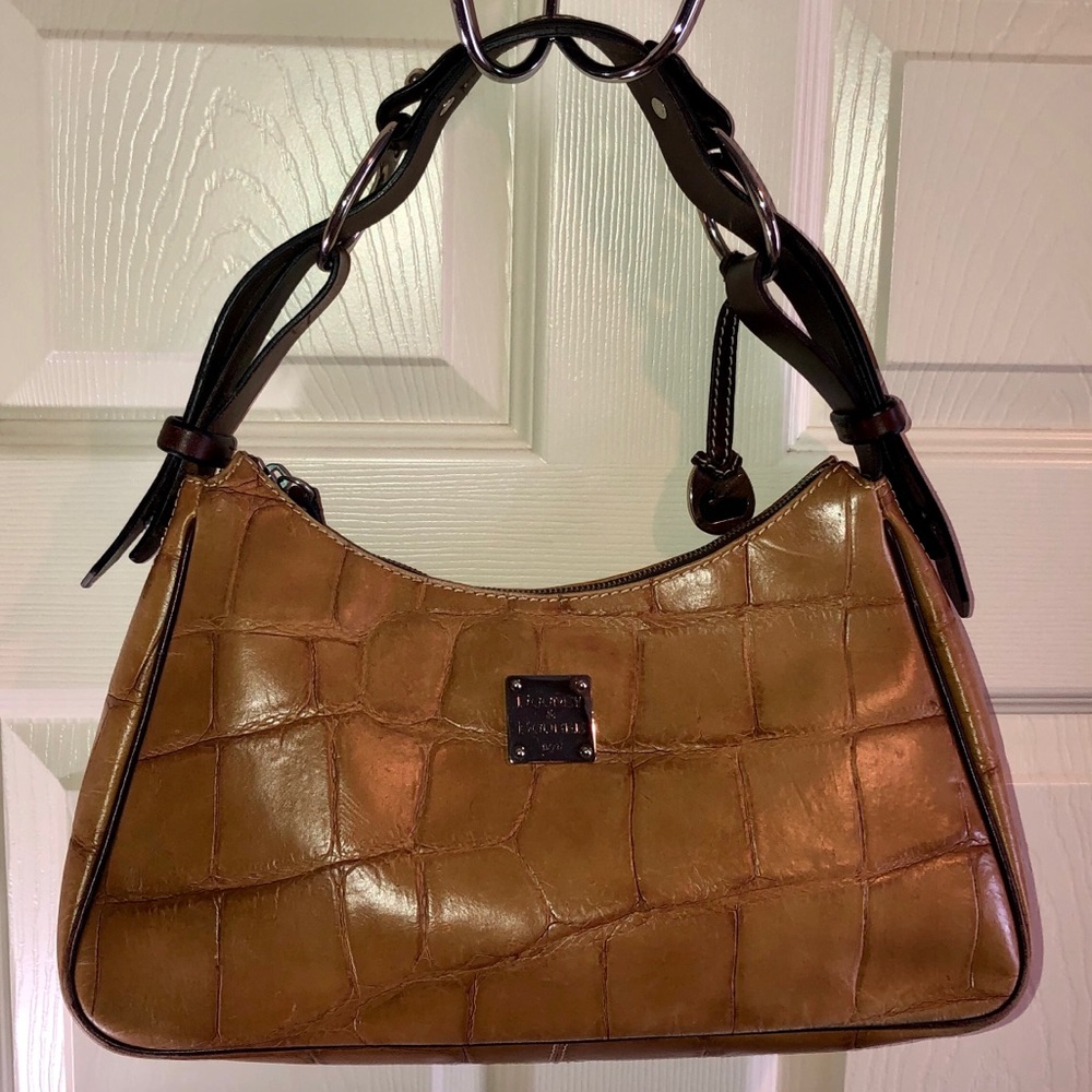 ❌SOLD❌Dooney & Bourke 1975 Croc Leather Shoulder Bag